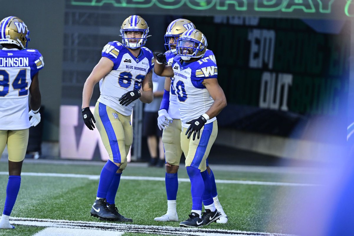 CFL Scores Today: Winnipeg Blue Bombers 35, Saskatchewan Roughriders 33 - Bombers Edge Riders in Thriller