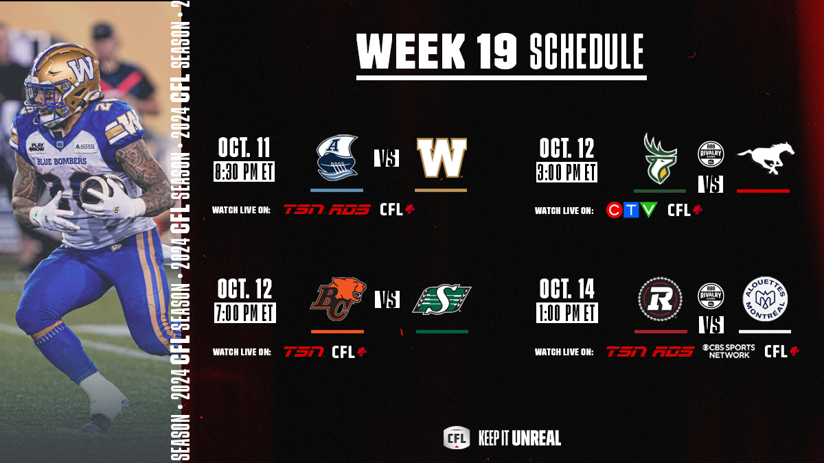 CFL Games Today October 14, 2024: Montreal Alouettes vs Ottawa REDBLACKS - TV Channels, Odds