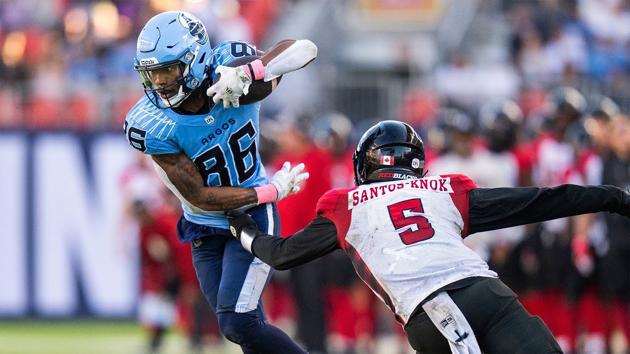 CFL Scores Today: Toronto Argonauts 38, Ottawa Redblacks 31 - Argos Hold Off Late Redblacks Surge