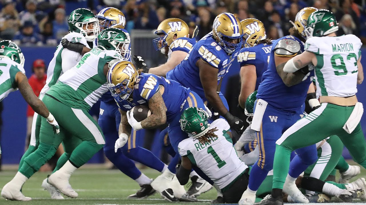 CFL Scores Today: Winnipeg Blue Bombers 38, Saskatchewan Roughriders 22 - Bombers Advance to Fifth Straight Grey Cup