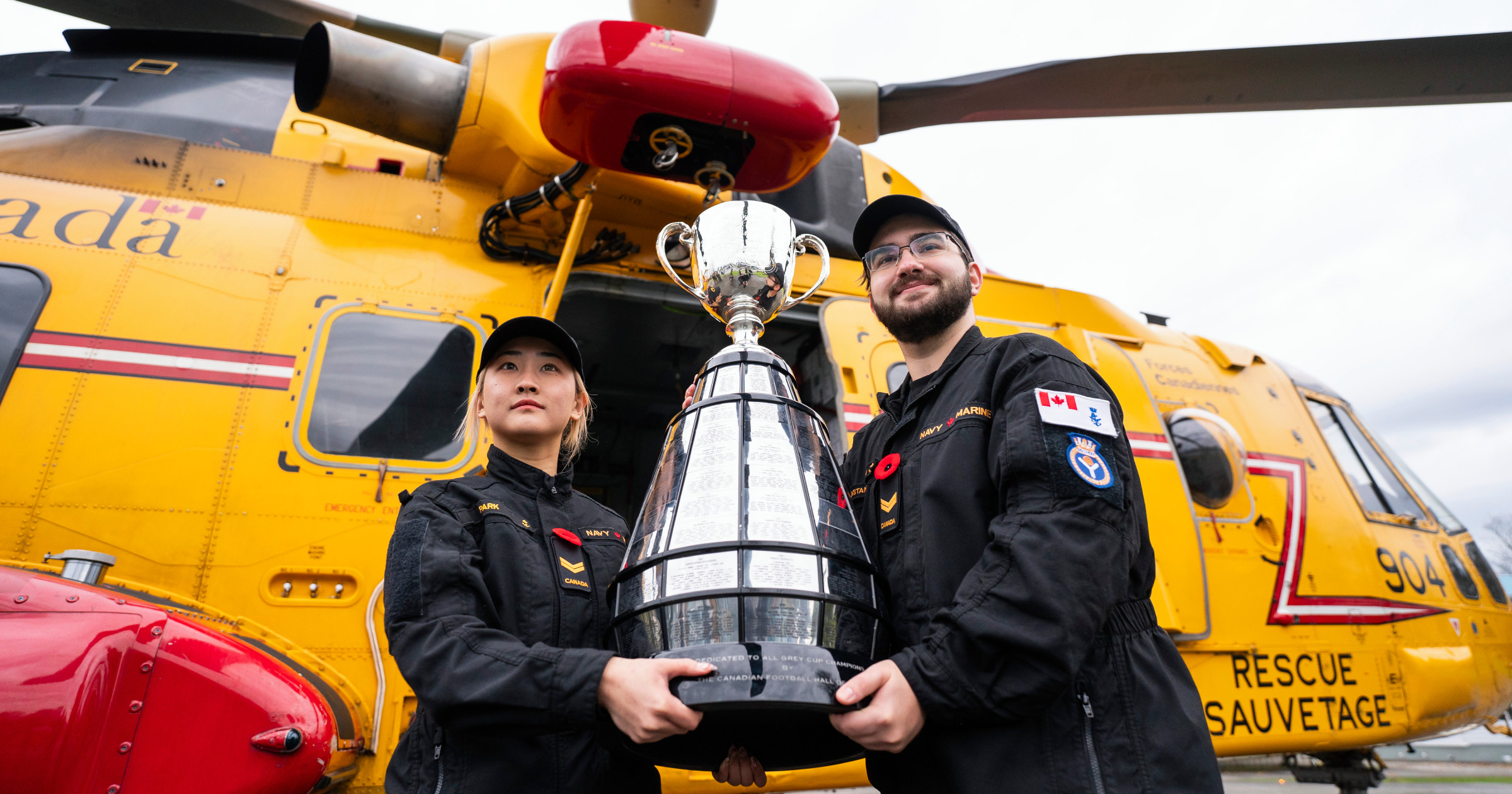 CFL PR: In Photos; Grey Cup Arrives In Vancouver