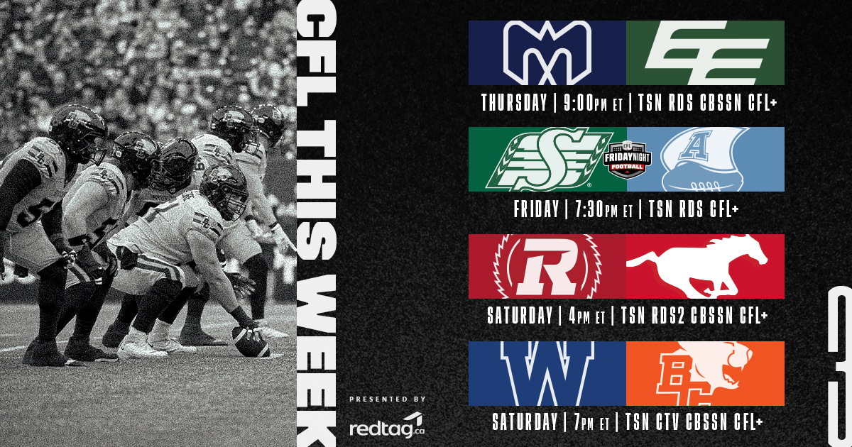 CFL Schedule Today June 21st 2025: Ottawa vs Calgary, Winnipeg vs BC - TV Channels, Live Stream Odds