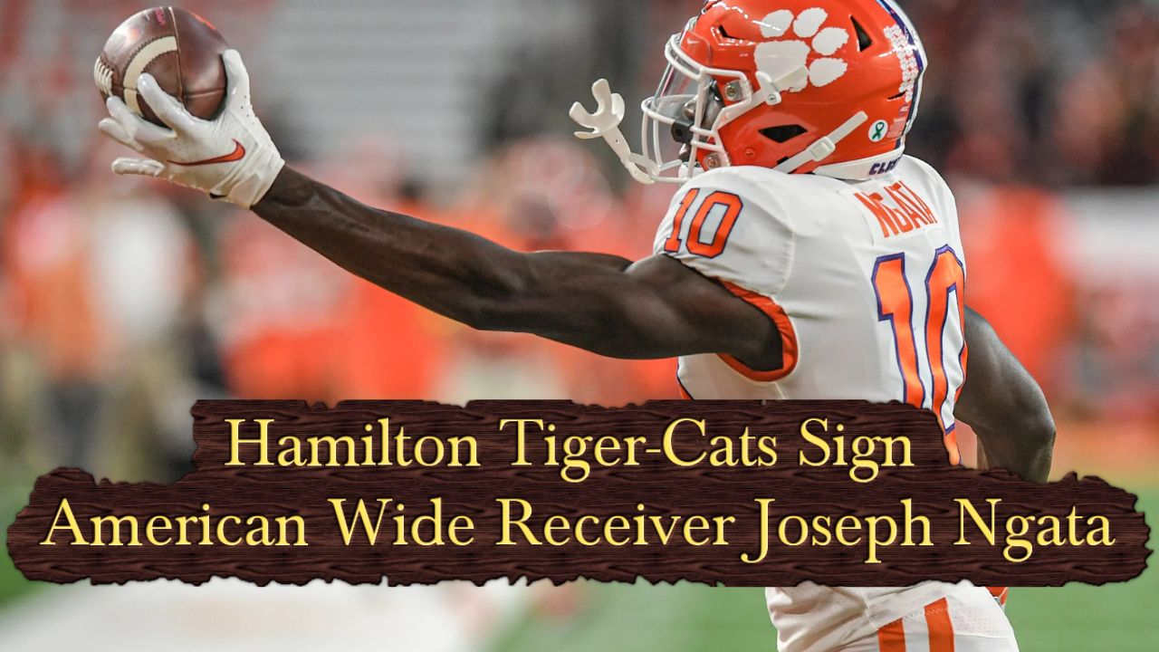 Excitement in Hamilton: The Tiger-Cats Welcome WR Joe Ngata