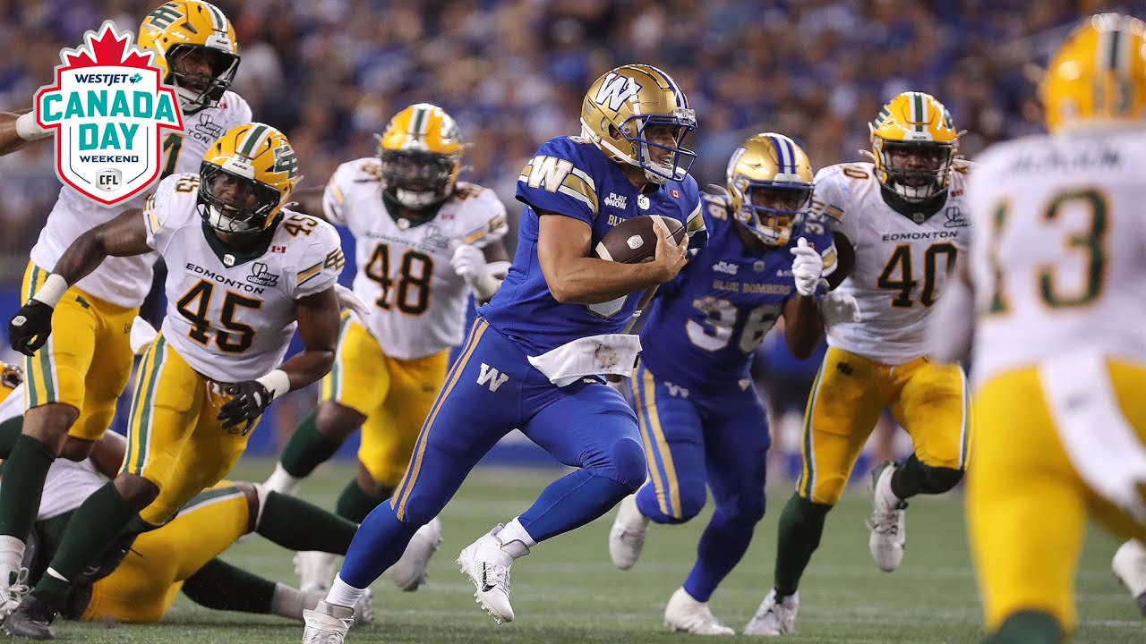 CFL Scores Today: Winnipeg Blue Bombers 36, Edmonton Elks 23 - Collaros Powers Bombers to Perfect 3-0 Start