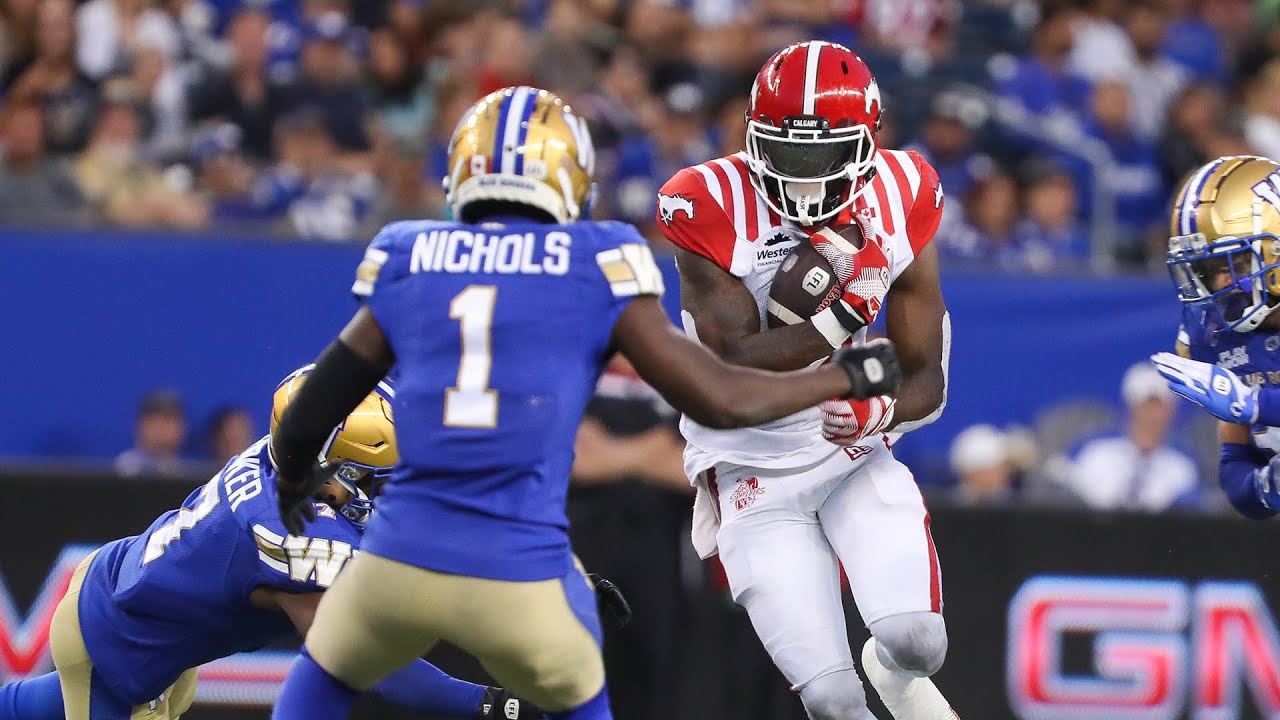 CFL Scores Today: Calgary Stampeders 41, Winnipeg Blue Bombers 20 - Stamps Take Sole Possession of First Place