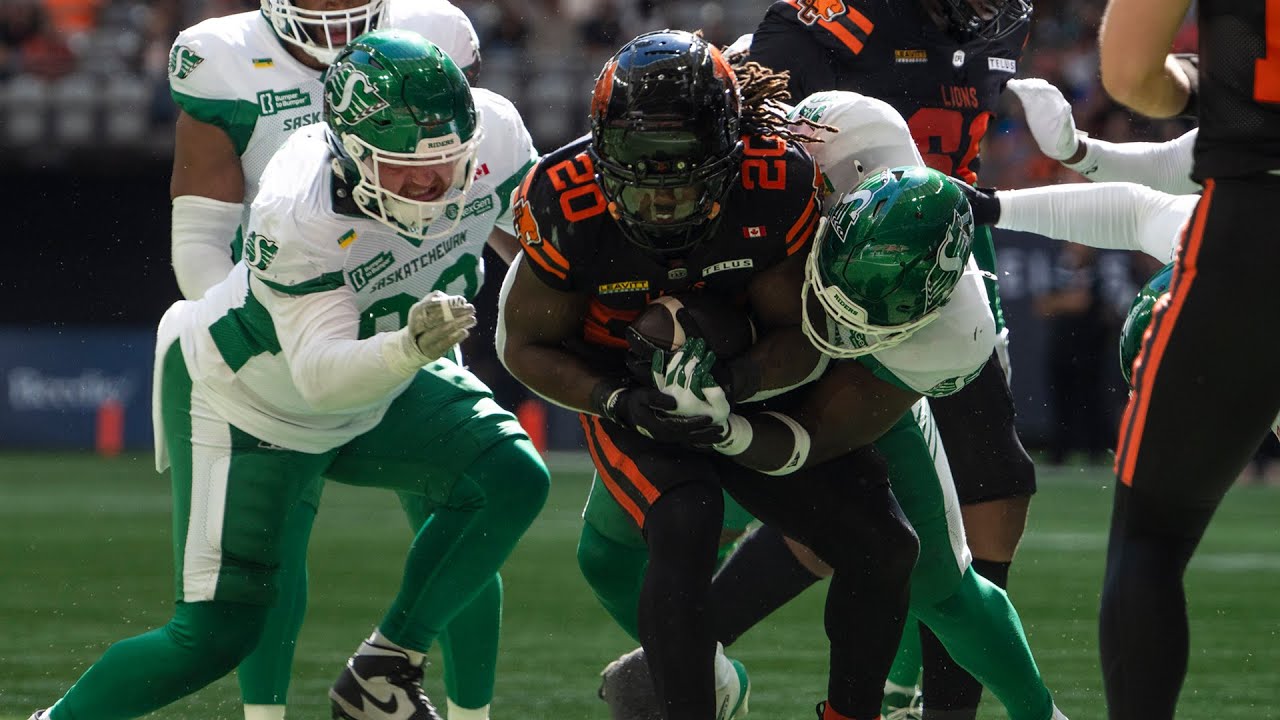 CFL Scores Today: Saskatchewan Roughriders 33, BC Lions 27 - Harris Throws for 395 Yards in Road Victory