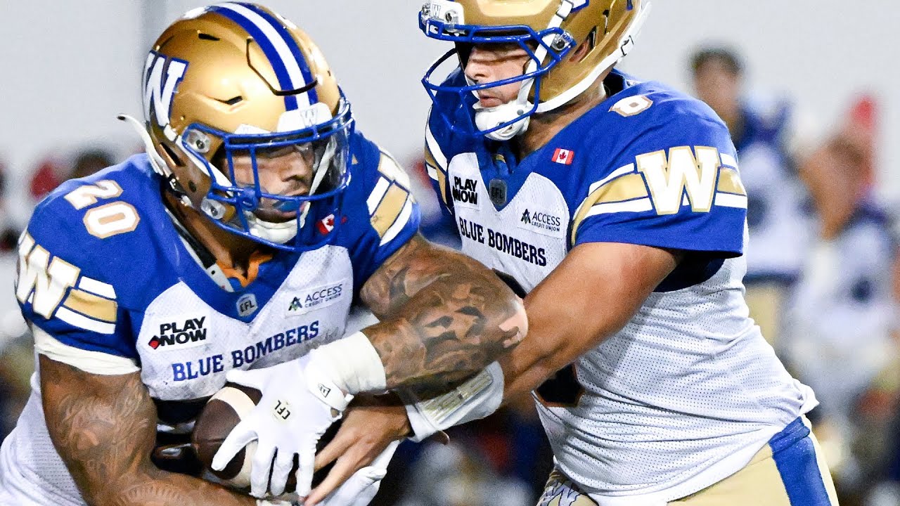 CFL Scores Today: Winnipeg Blue Bombers 26, Montreal Alouettes 13 - Brady Oliveira Powers Bombers Past Injury-Hit Als