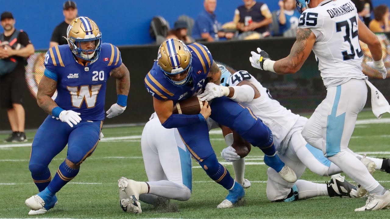 CFL Scores Today: Winnipeg Blue Bombers 40, Toronto Argonauts 31 - Bombers End Three-Game Skid Behind Vaval's Two Special Teams TDs