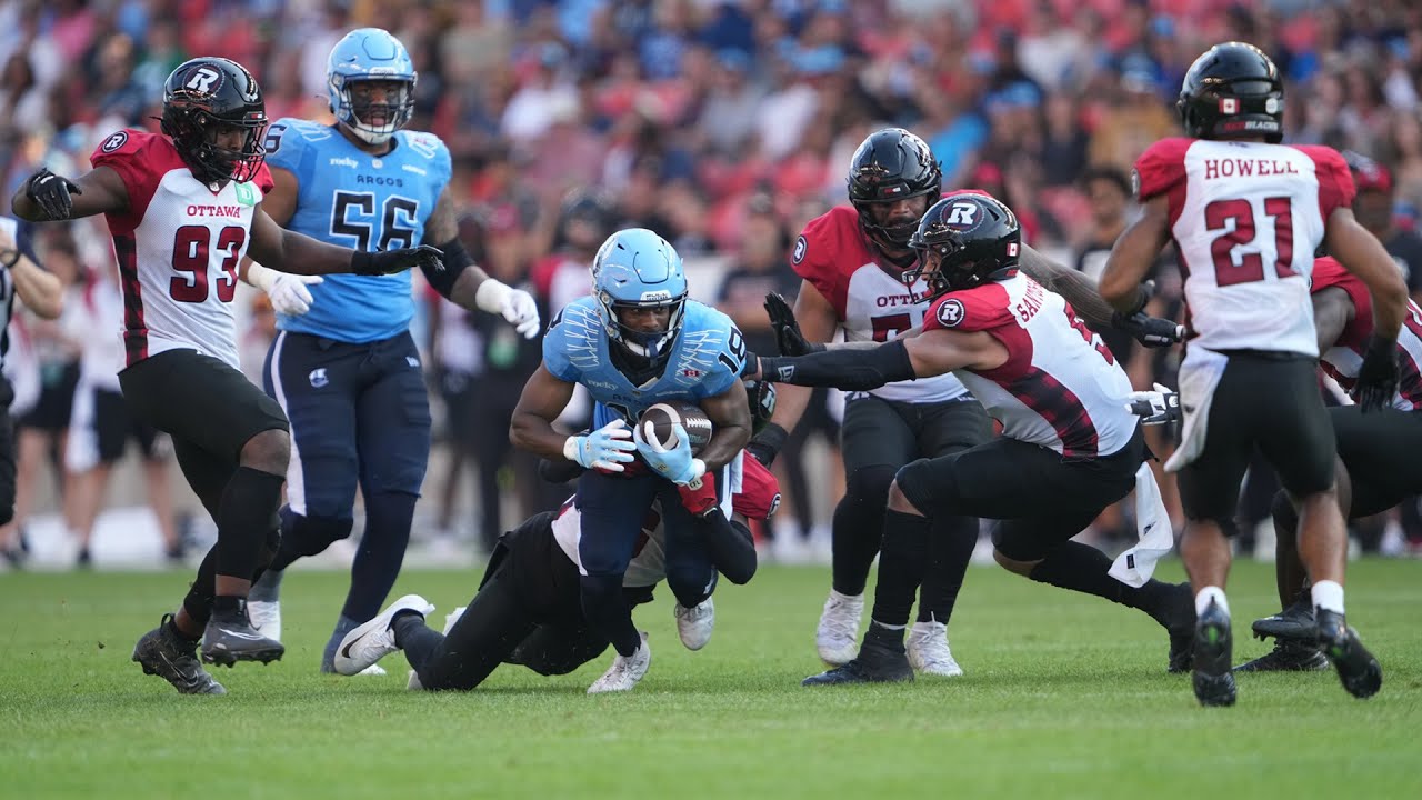 CFL Scores Today: Ottawa REDBLACKS 46, Toronto Argonauts 42 - REDBLACKS Complete Stunning 21-Point Comeback