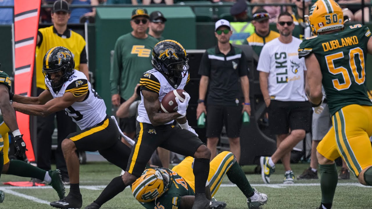 CFL Scores Today: Hamilton Tiger-Cats 28, Edmonton Elks 24 - Mitchell Leads Ticats to Sixth Straight Win