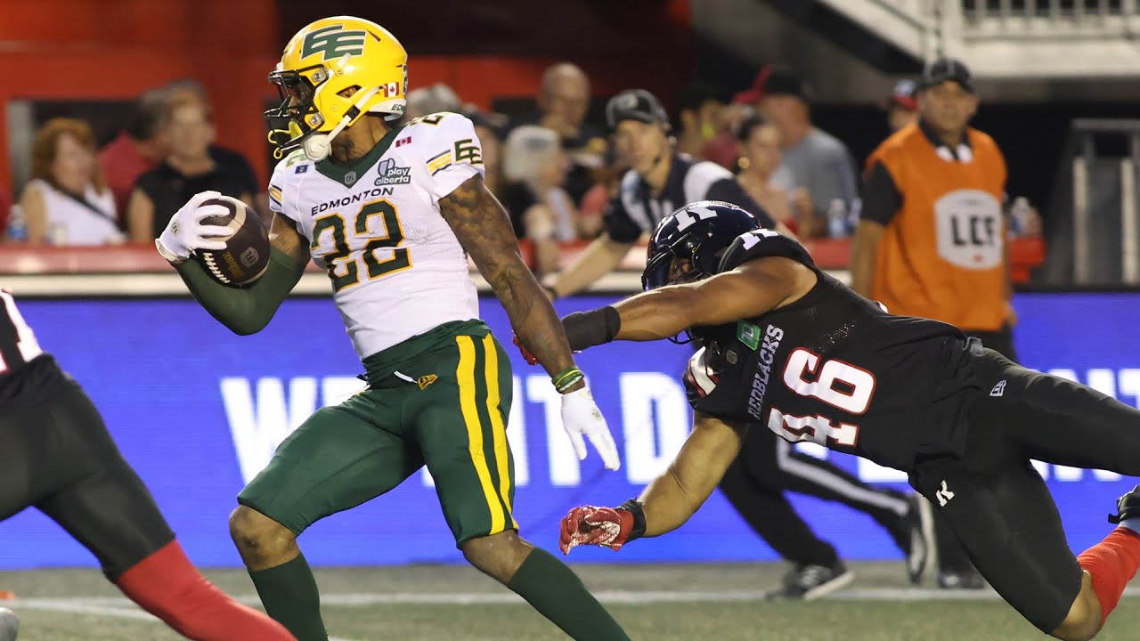 CFL Scores Today: Edmonton Elks 30, Ottawa REDBLACKS 20 - Elks Complete Eastern Sweep with Third Straight Win
