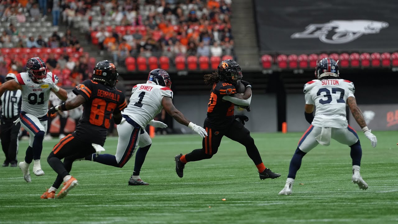CFL Scores Today: BC Lions 36, Montreal Alouettes 18 - Lions Return to .500 with Dominant Victory