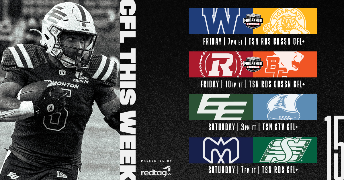CFL Schedule Today September 12th 2025: Winnipeg vs Hamilton, Ottawa vs BC - TV Channels, Live Stream Odds