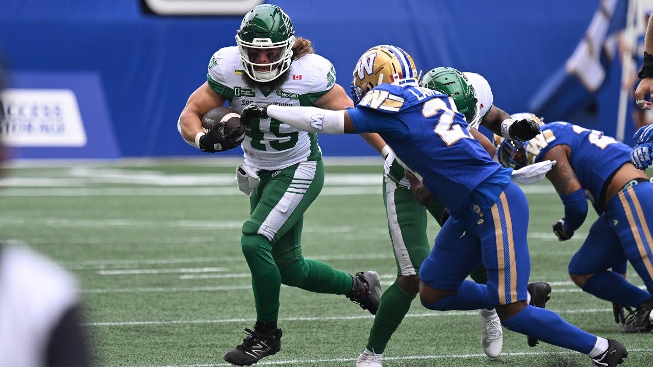 CFL Scores Today: Saskatchewan Roughriders 21, Winnipeg Blue Bombers 13 - Riders End Seven-Year Banjo Bowl Drought