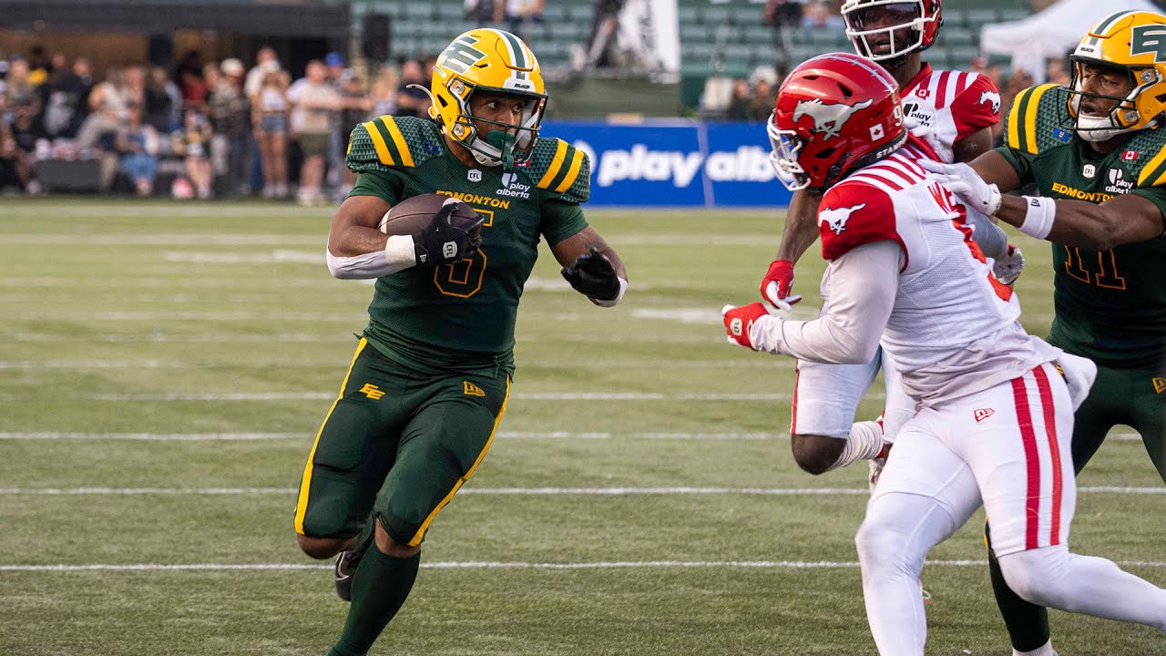 CFL Scores Today: Calgary Stampeders 19, Edmonton Elks 31 - Rankin Powers Elks in Labour Day Rematch