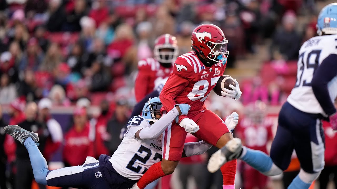 CFL Scores Today: Calgary Stampeders 44, Toronto Argonauts 13 - Stamps Tie Lions for Second in West Division