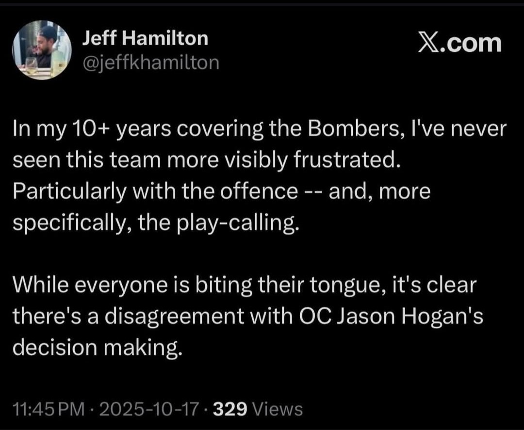 Truth Bombs - Lingering Issues In Bombers Organization Boiling To The Surface