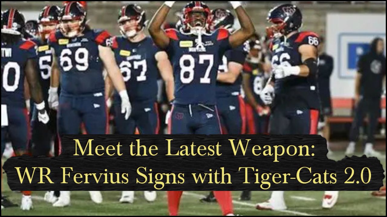 Meet the Latest Weapon: WR Fervius Signs with Tiger-Cats 2.0