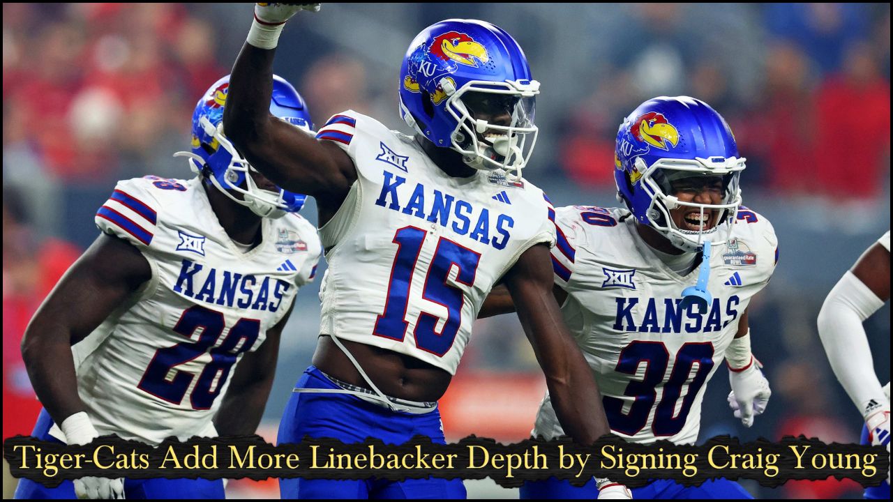 Tiger-Cats Add More Linebacker Depth by Signing Craig Young