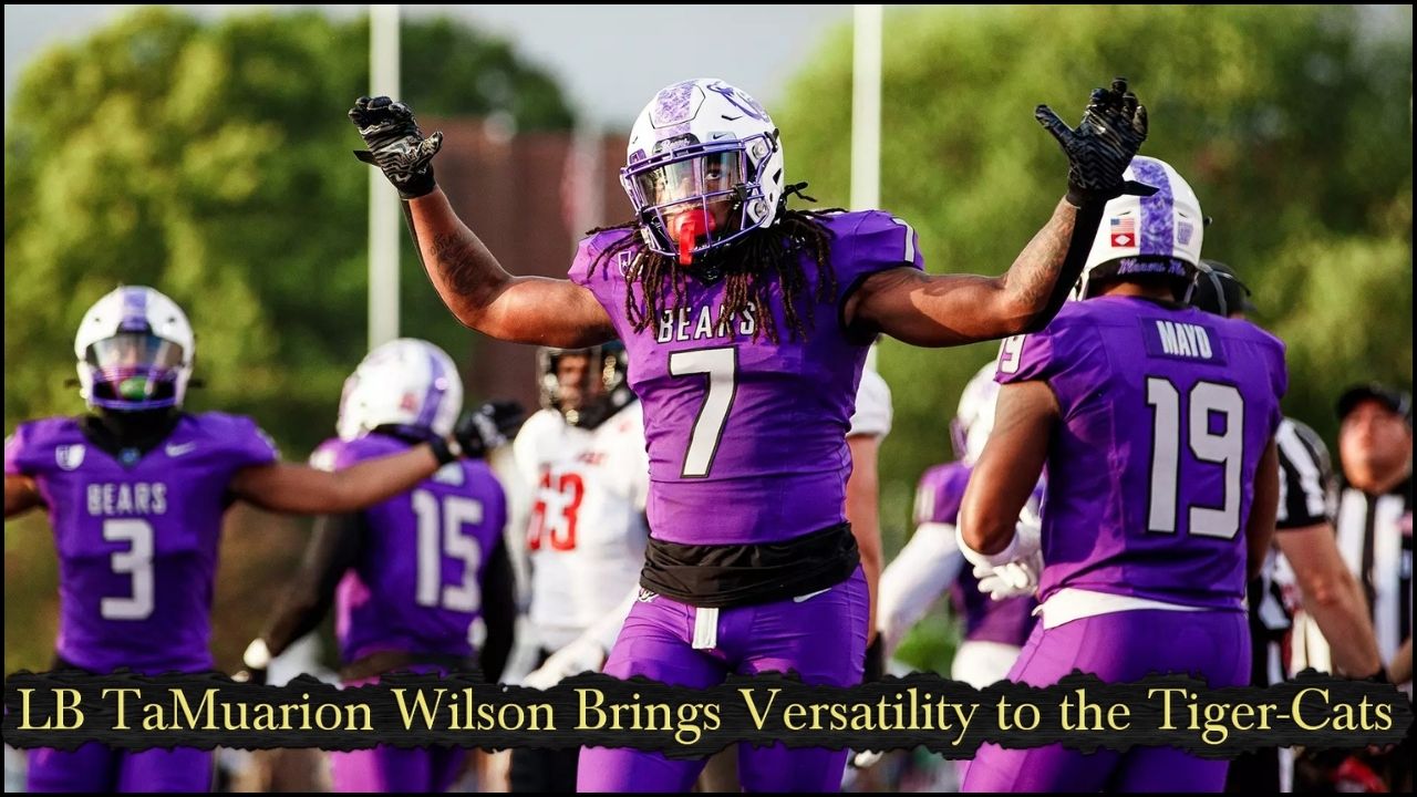 LB TaMuarion Wilson Brings Versatility to the Tiger-Cats