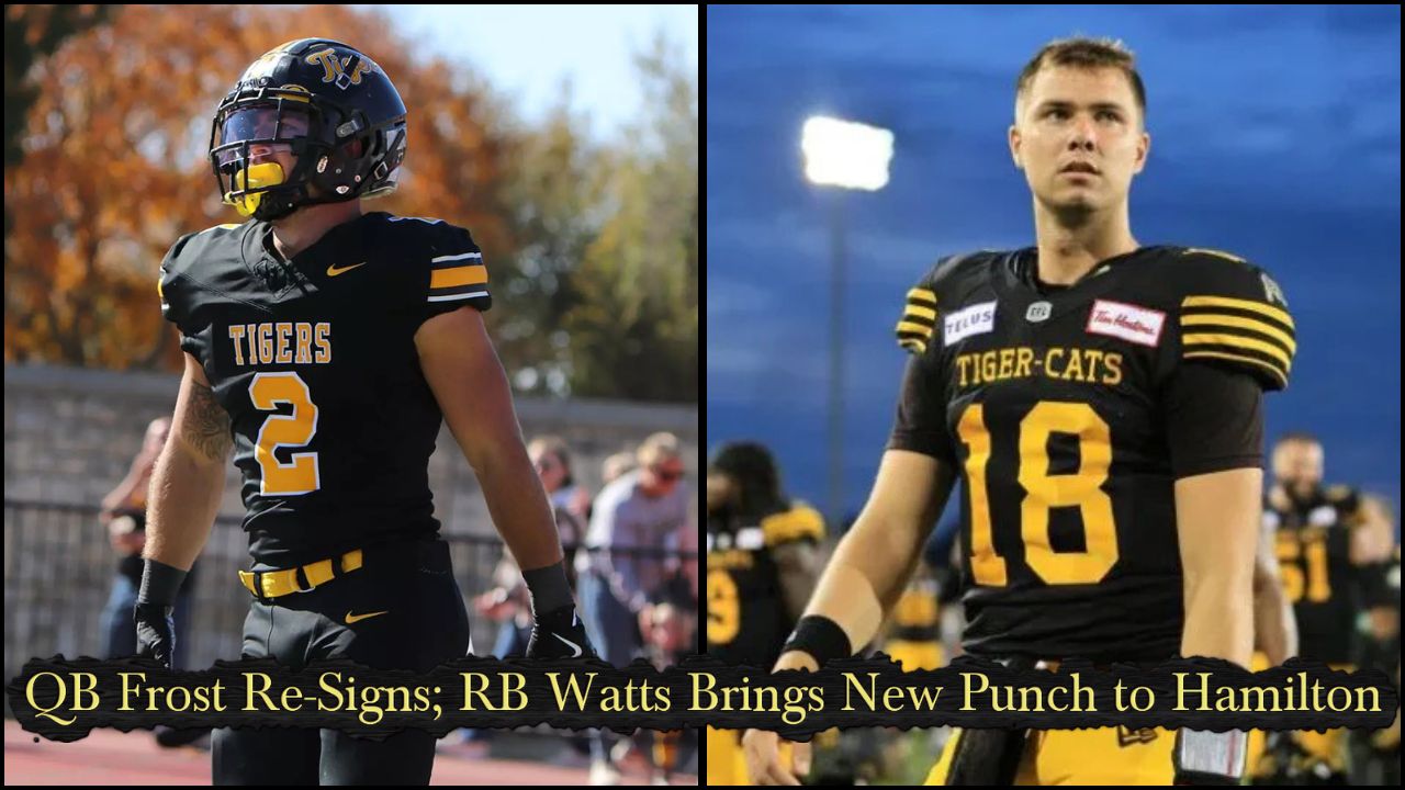 QB Frost Re-Signs; RB Watts Brings New Punch to Hamilton
