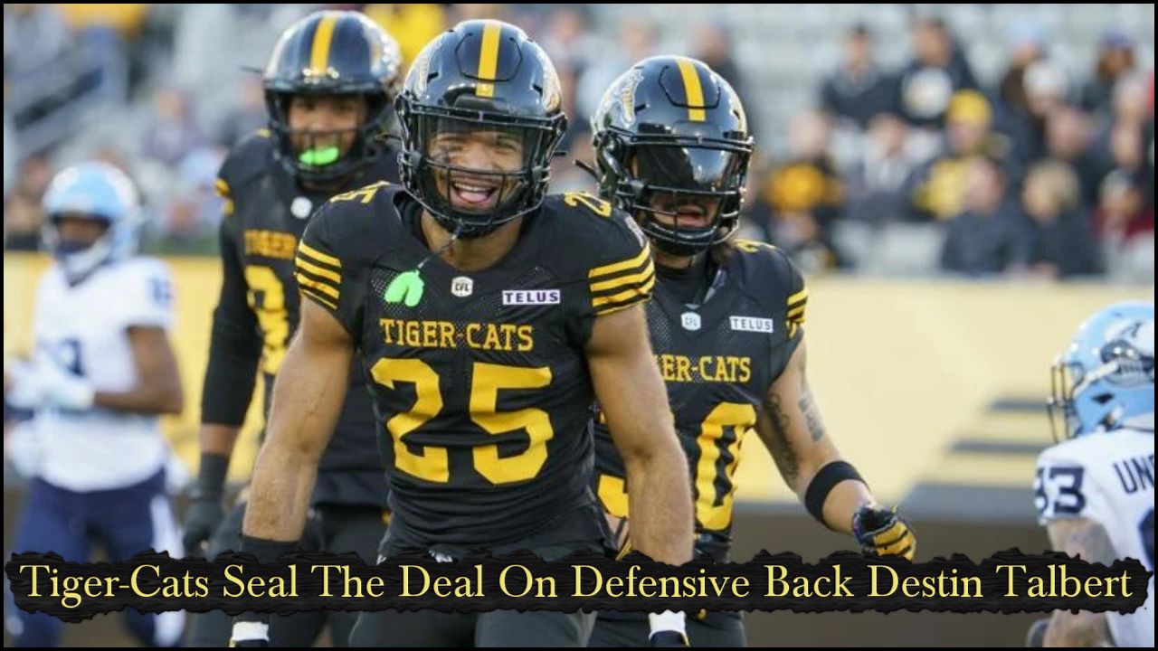 Tiger-Cats Seal the Deal on Defensive Back Destin Talbert