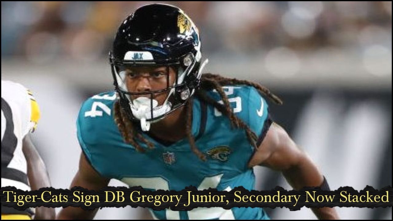 Tiger-Cats Sign DB Gregory Junior, Secondary Now Stacked