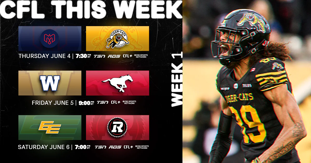 CFL Schedule Today June 4: Montreal Alouettes vs Hamilton Tiger-Cats - TV Channels, Live Stream, Odds