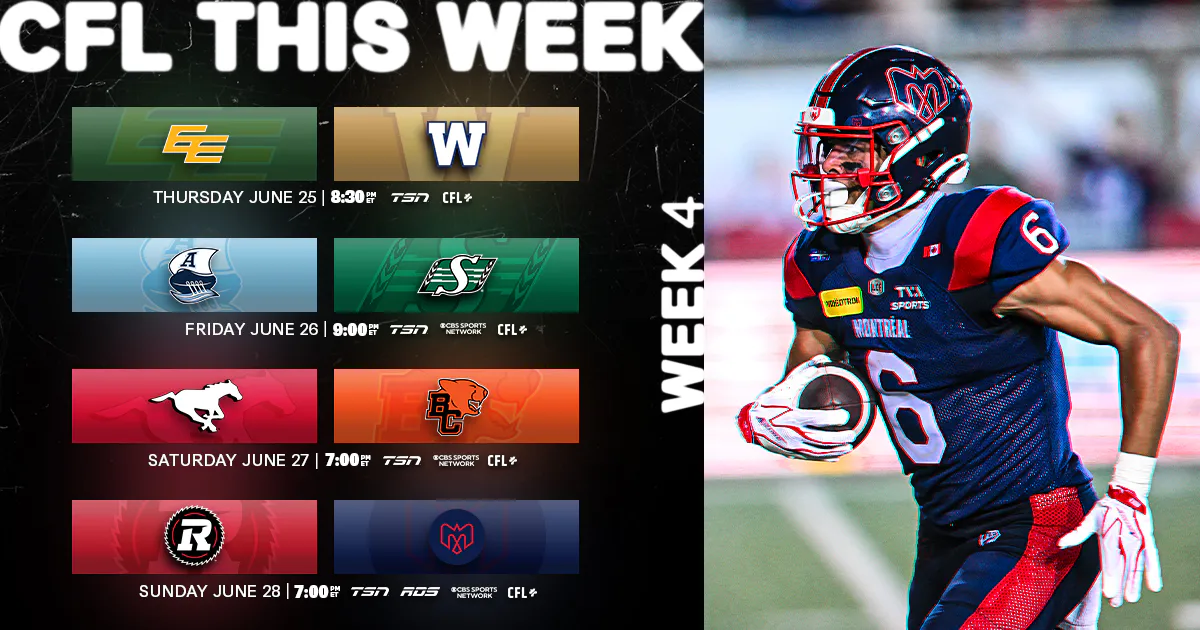 Week 4 in the CFL