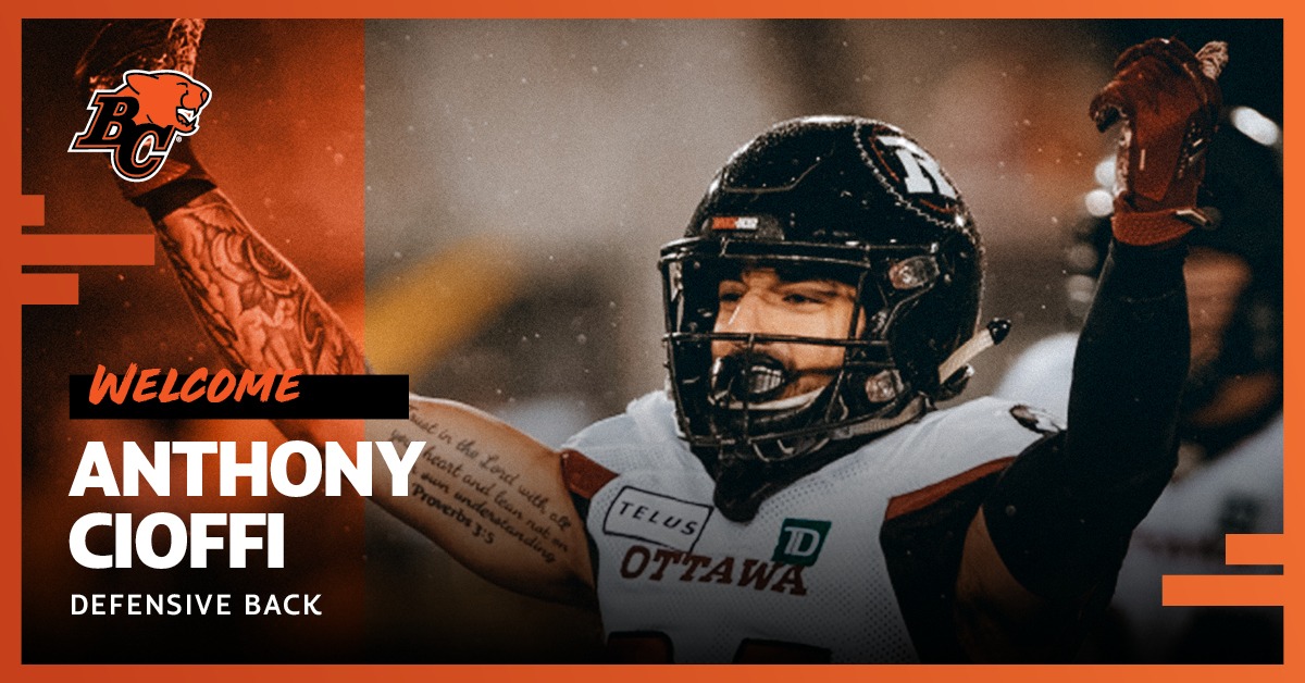 Anthony Cioffi On Being Back in the CFL after a Run with the Jets