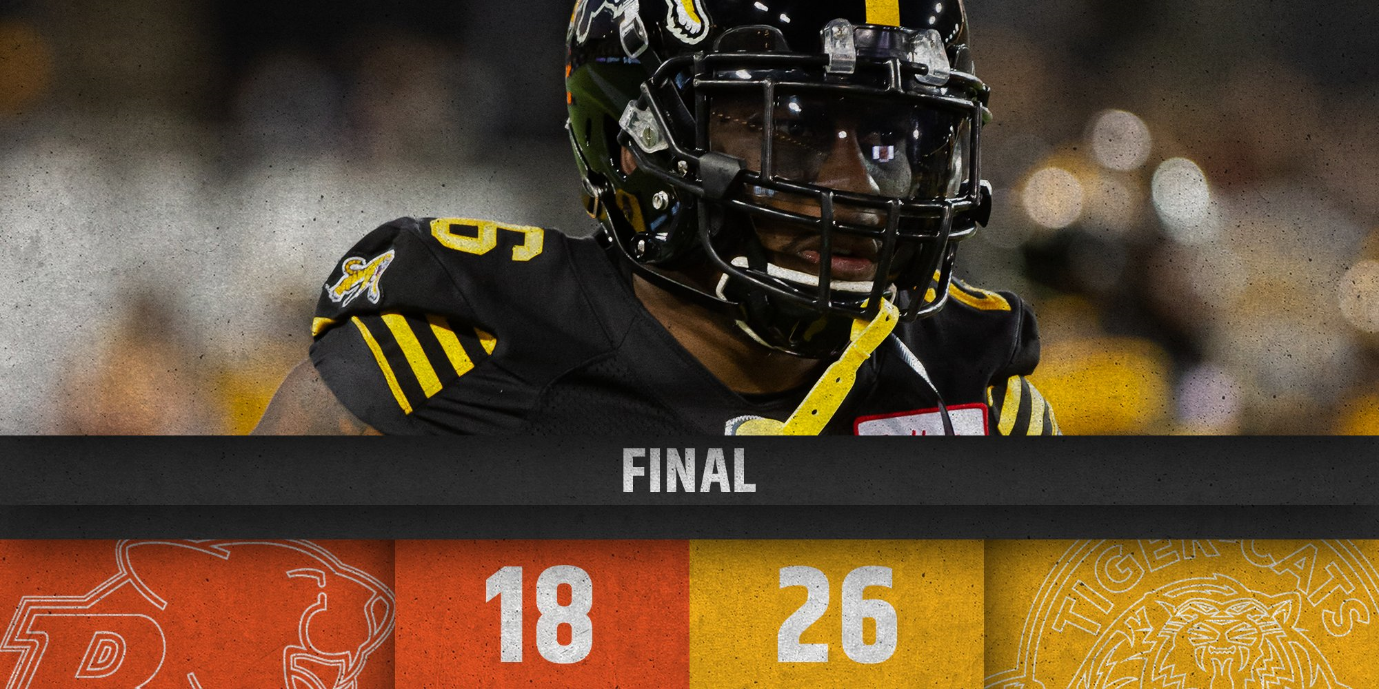 Tiger-Cats Beat Lions 26-18, Clinch Playoff Spot