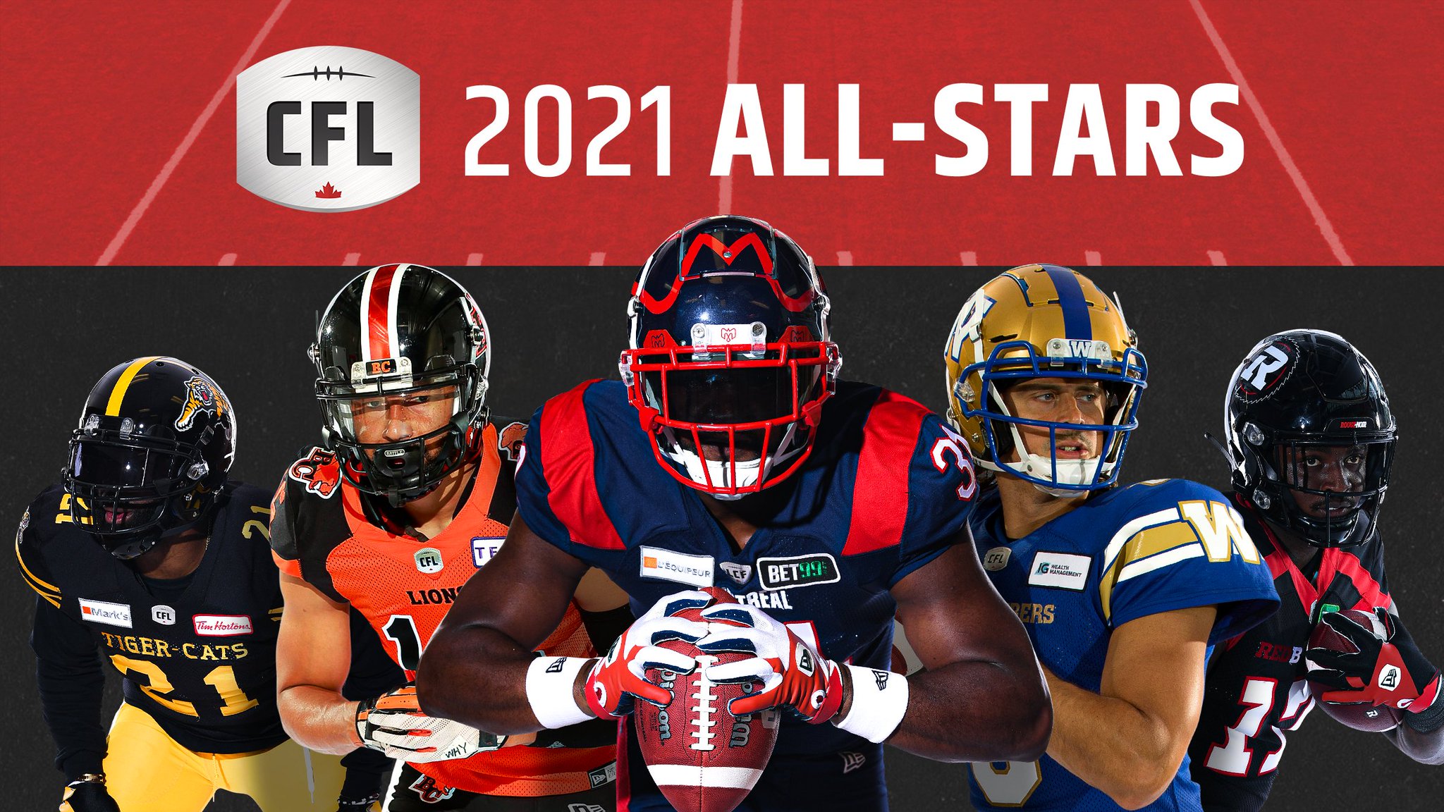PR: Collaros, Stanback Headline 2021 CFL All-Stars
