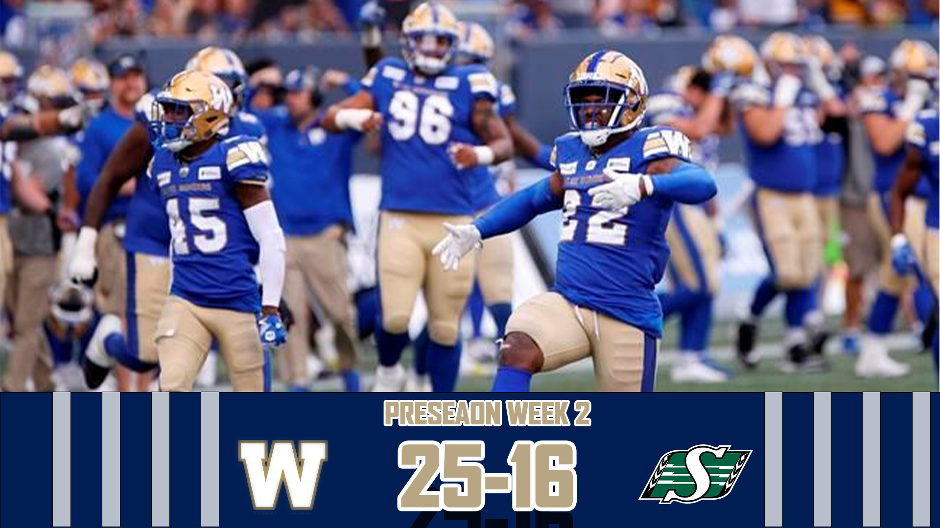 CFL Preseason Week 2 Recap: Blue Bombers Top Roughriders In Monday Action