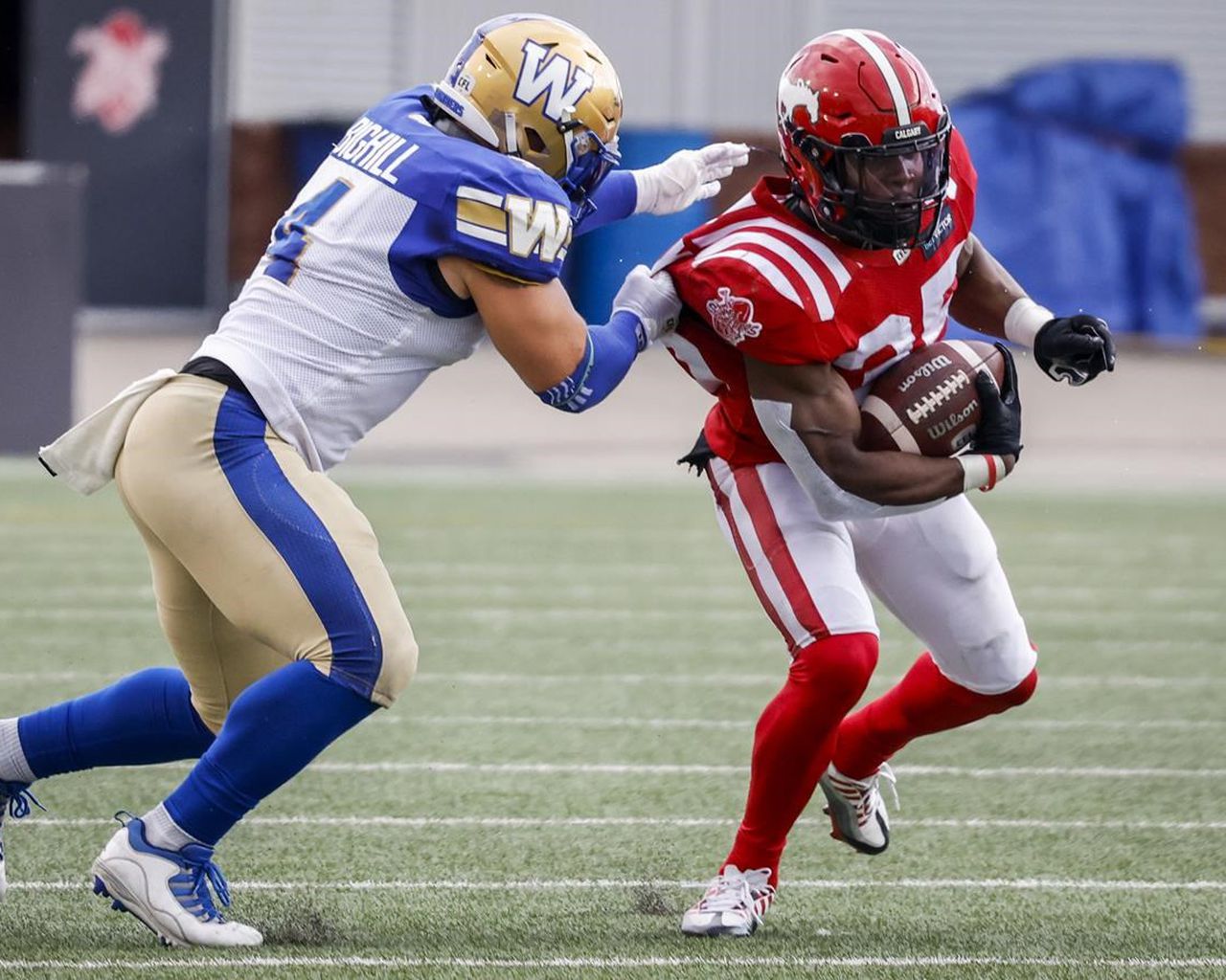 Bombers Saddle Up and Ride Out Of Calgary 8-0