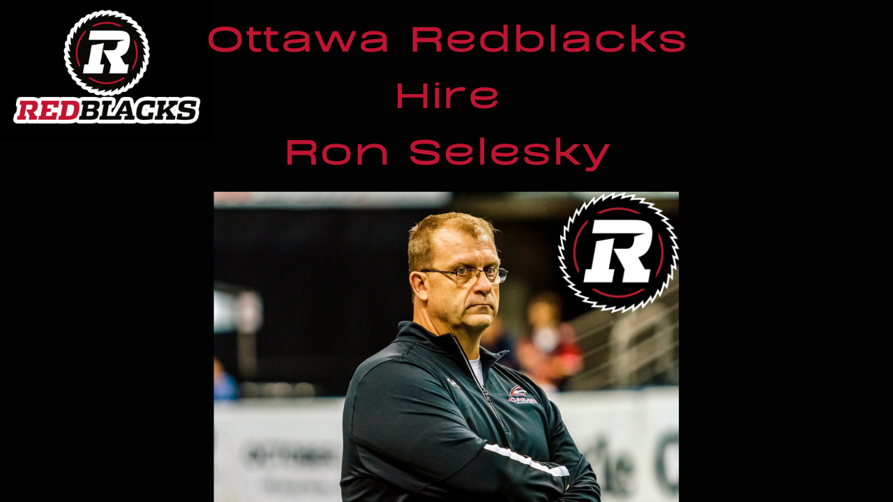 Redblacks Tap Ron Selesky, and his 35 years of Experience