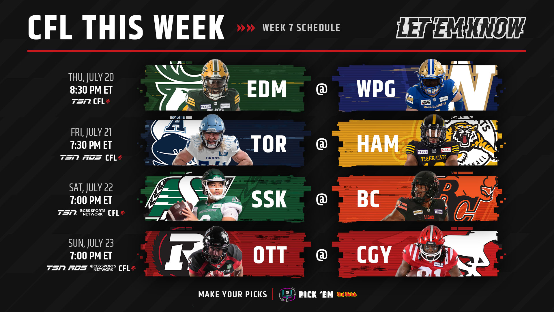 CFL Schedule: Ottawa Redblacks at Calgary Stampeders, Odds, CFL Live Stream Free, CFL Games Today (Sunday, July 23)
