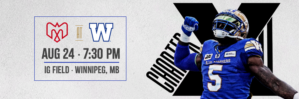 Week 12 Montreal At Winnipeg: Collaros & Fajardo Are Back!