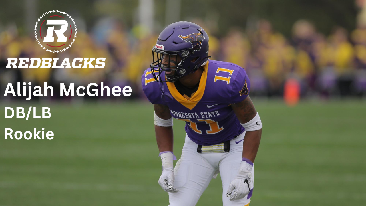Ottawa Redblacks Sign Future XFL Roughneck Alijah McGhee