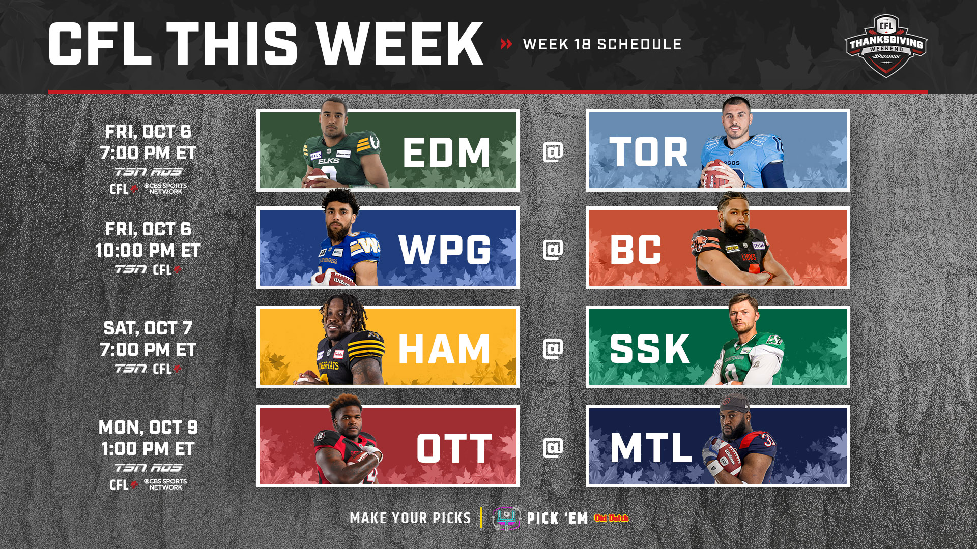 CFL Schedule: Ottawa Redblacks vs. Montreal Alouettes, Odds, CFL Live Stream Free, CFL Games Today (Monday, October 9)