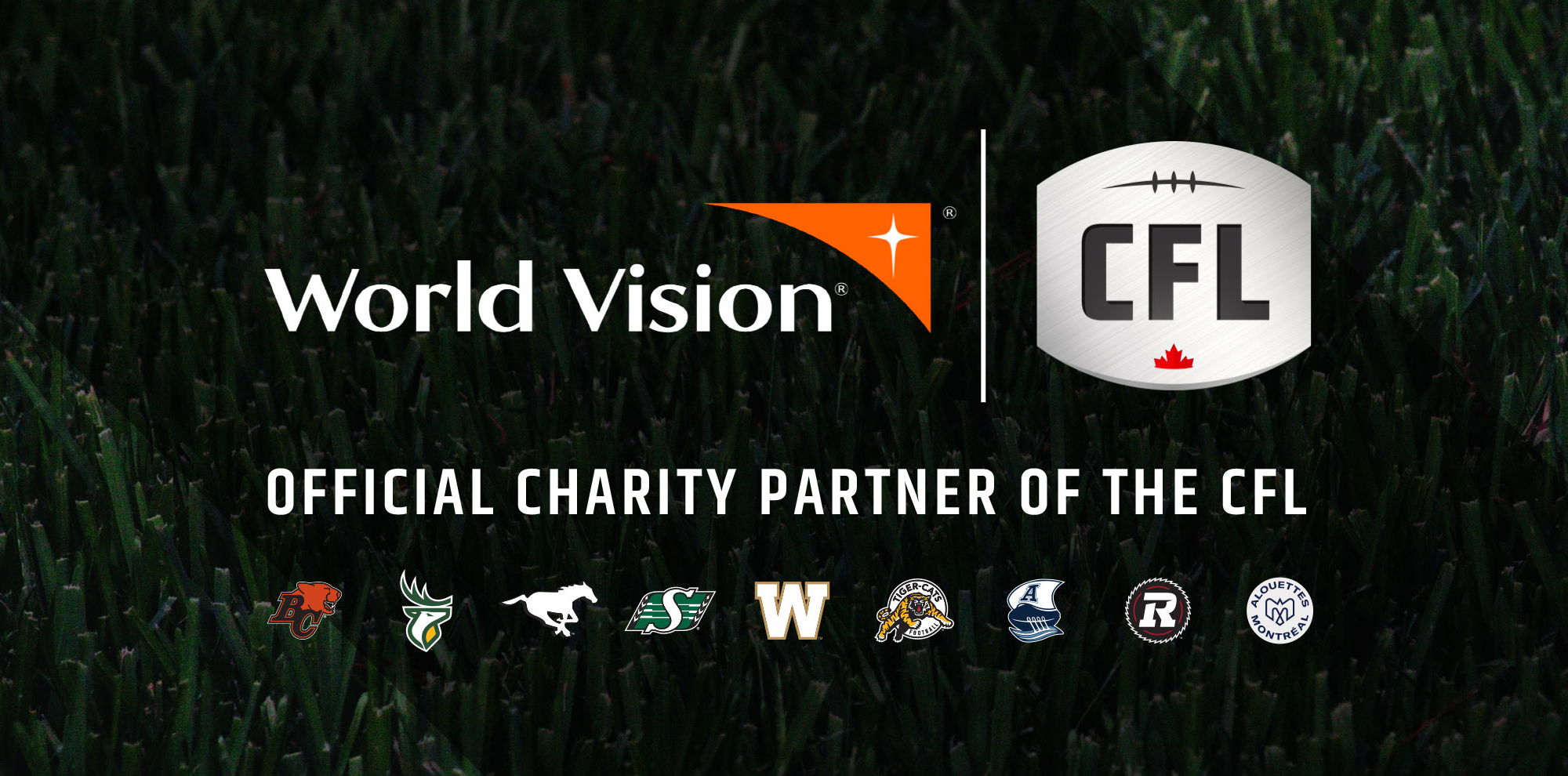 CFL Partners with World Vision Canada to Extend Global Outreach
