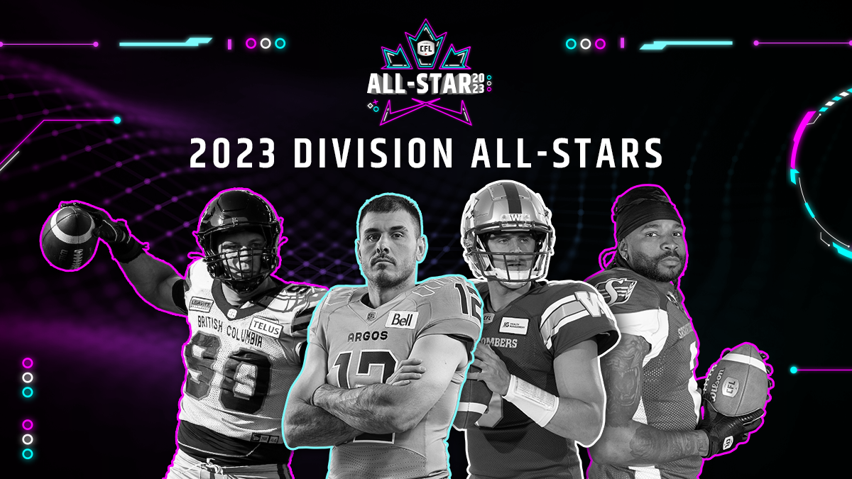 CFL 2023 Division All-Stars Revealed: Argos and Bombers Dominate