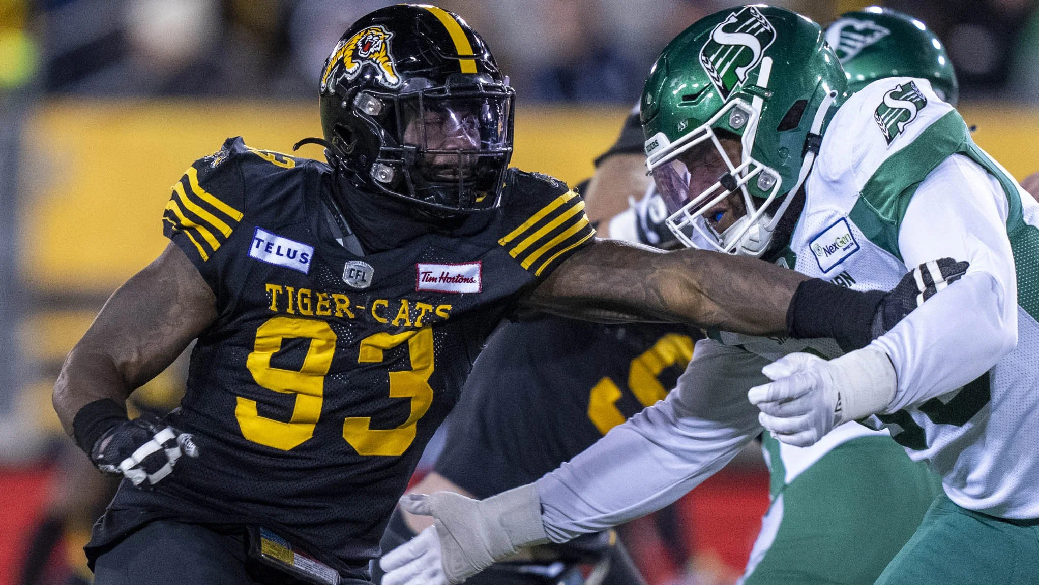 Saskatchewan Roughriders Claim American DE Malik Carney