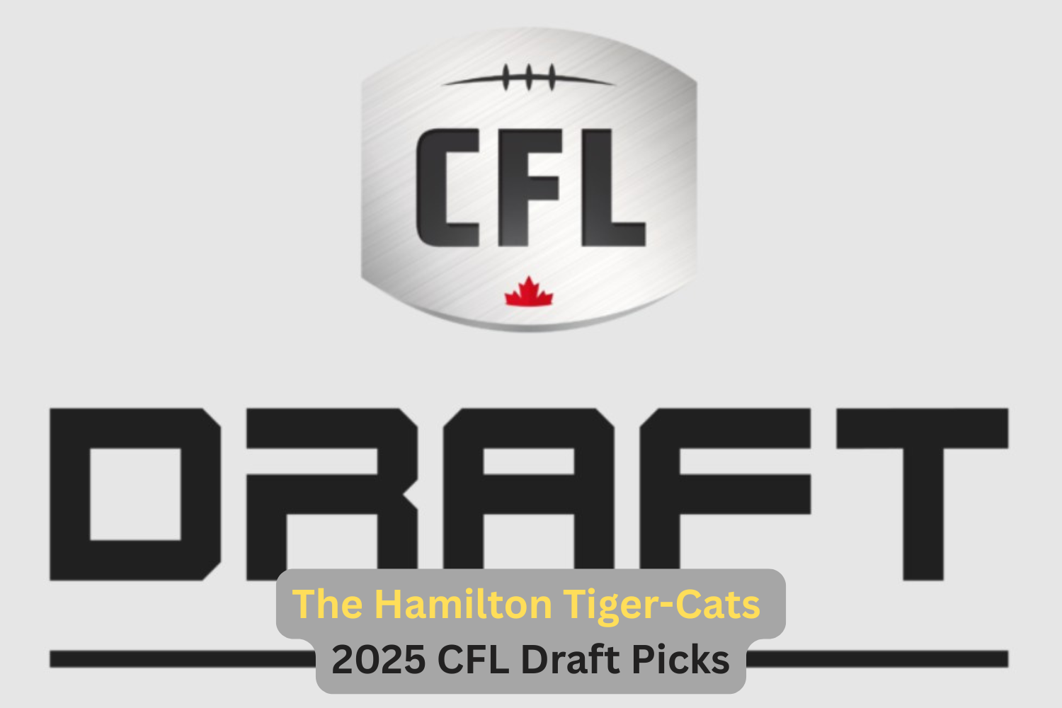Golden Opportunities: The 2025 Tiger-Cats CFL Draft Picks Revealed