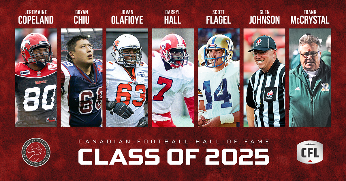 CFL Called To The Hall: Seven To Be Enshrined In Hamilton
