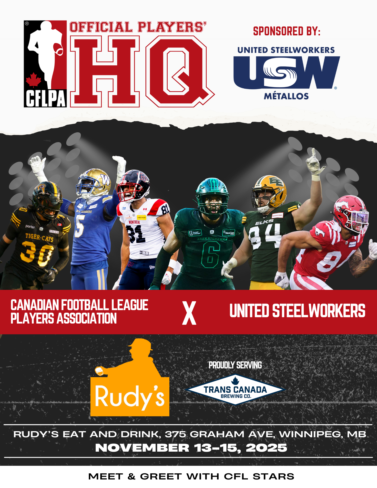CFLPA Officially Announces The 2025 CFLPA Players HQ
