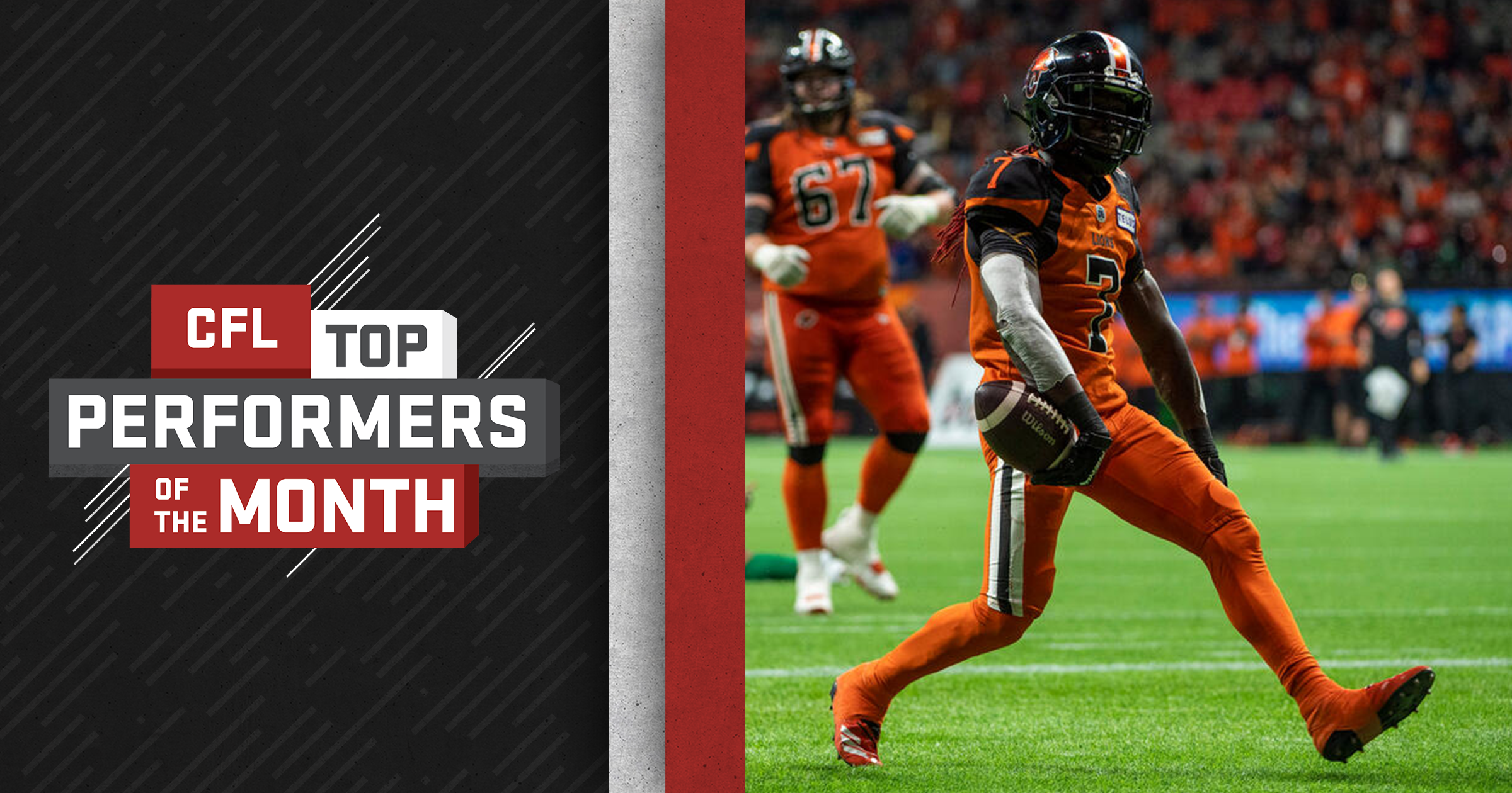 PR: Whitehead, Lawrence & Reilly Named CFL Top Performers For September