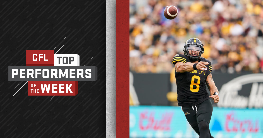 PR: Masoli, Leonard and Bede Named CFL Top Performers For Week 13