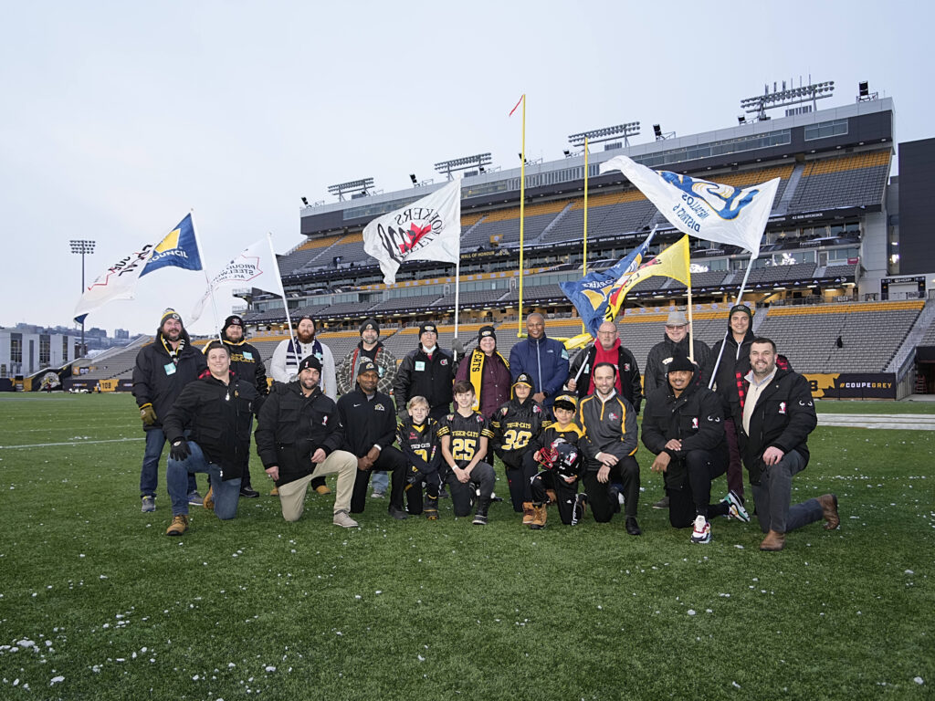 PR: CFLPA, Athabasca University and United Steelworkers commit to supporting Hamilton Minor Football Association skills development camps