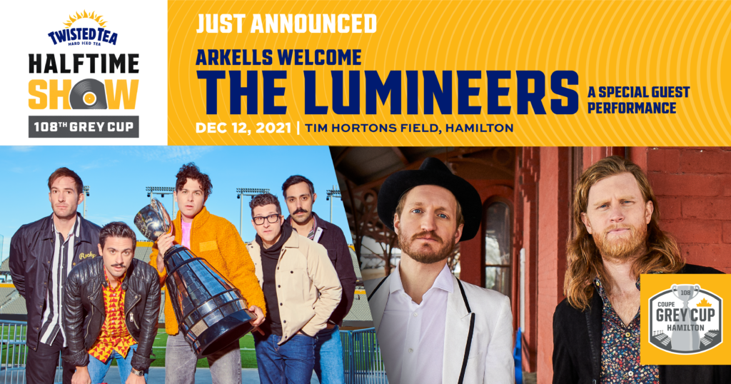 PR: Arkells Welcome The Lumineers As Special Guests At The 108th Grey Cup