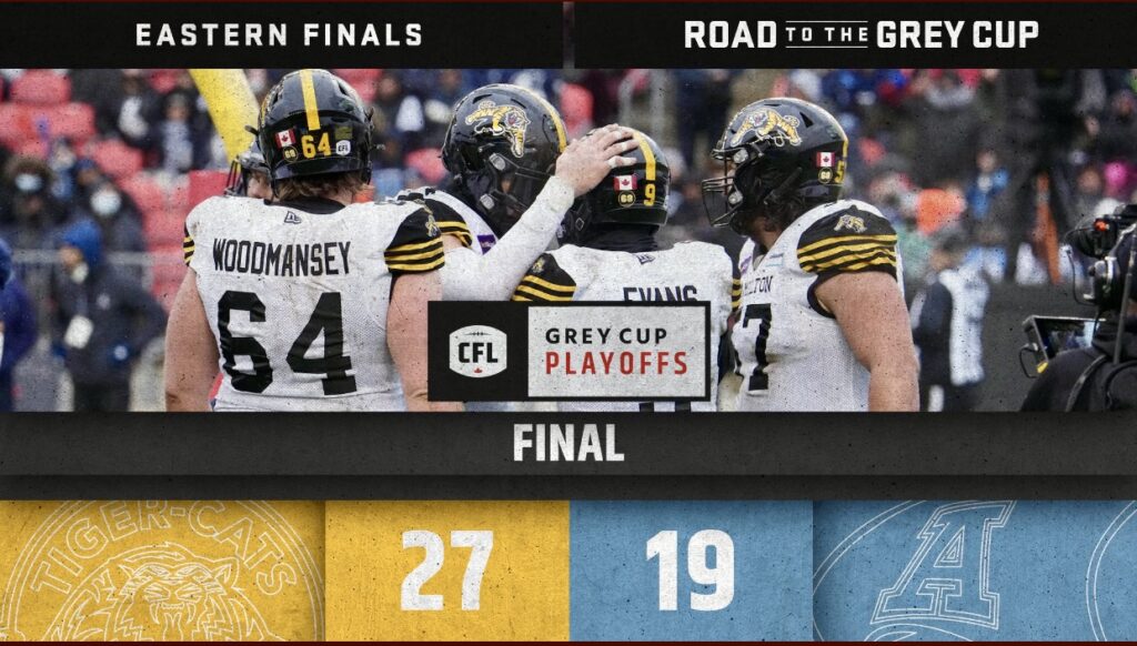 Eastern Final Recap: Ticats Top Argos In The Six To Earn Grey Cup Berth